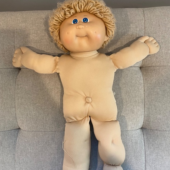 Vintage 1985 Cabbage Patch Kid "Jerome Rafael" - Blond Curls, Blue Eyes - Picture 4 of 11